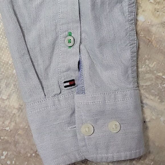 TOMMY HILFINGER MENS BUTTONDOWN SHIRT SIZE LARGE - Picture 5 of 8